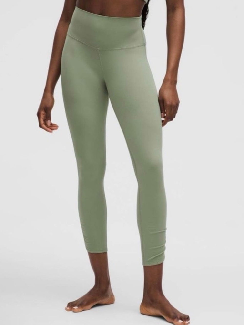 Lululemon Align High-Rise Crop 23” Size 12 Green NWT